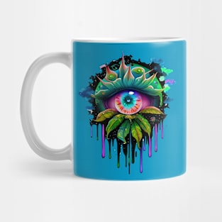 Trippy Marijuana Eye Mug